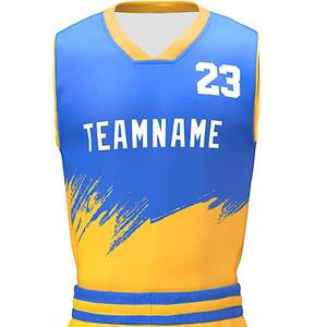 Uniforme de Baloncesto sin Mangas Transpirable de Diseño Personalizado, Estampado, Lavado, Antibacteriano, que Absorbe la Humedad, MOQ Bajo, Tallas Grandes, Deportivo - Product Image 6