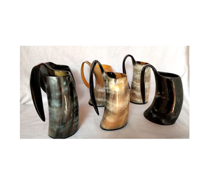 Taza de Cuerno de Búfalo, Auténtica Taza Vikinga para Beber, Tallada a Mano, Taza de Cuerno Vikinga para Beber, Regalo de Navidad - Product Image 3