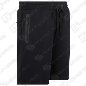 Pantalones cortos de entrenamiento para hombre, 100% algodón, bordado, transpirables, de secado rápido, estilo atlético, informales - Product Image 1