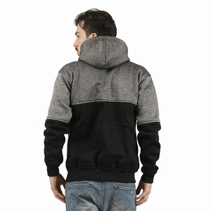 เสื้อฮู้ดสวมหัวแบบยูนิเซ็กซ์ผ้าฝ้ายน้ำหนักมากมีฮู้ดโลโก้ OEM ตามสั่งสำหรับฤดูหนาวของผู้ชายดีไซน์ปักลาย - Product Image 5