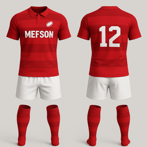 Nouveautés 2025 Maillots de rugby américains sublimés respirants à séchage rapide Ensembles en gros Unisexe Uniformes d'équipe personnalisés Haute qualité - Product Image 2