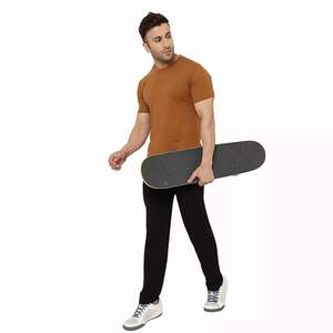 เสื้อยืดผ้าฝ้าย 100% น้ำหนัก 230 กรัม แบบยูนิเซ็กซ์ ระบายอากาศได้ดี เนื้อผ้านุ่ม เรียบง่าย สีพื้น สำหรับผู้ชาย - Product Image 4