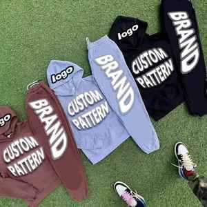 Conjunto Deportivo para Hombre, Talla XXL, Sudadera con Capucha y Pantalones de Chándal con Estampado Personalizado, Secado Rápido, Transpirable, con Logotipo Propio, Talla Grande, 100% - Product Image 6