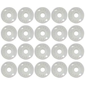 Paquete de 20 Rodillos para Elevalunas para Volkswagen Touran, Caddy 3, Audi A4, Skoda Octavia, Puertas Delanteras - Product Image 1