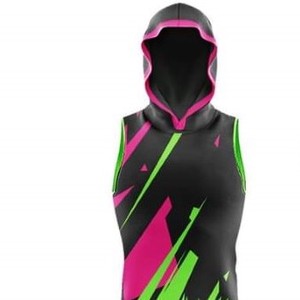 เครื่องแบบฟุตบอลอเมริกันแบบระเหิดผ้าโพลีเอสเตอร์คุณภาพสูงชุด7v7รัดรูประบายอากาศได้ดี - Product Image 3