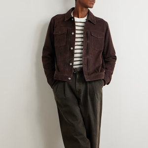 Design Your Own Logo Men <b>Suede</b> <b>Jacket</b> OEM Service Lightweight Breathable Men Winter <b>Jacket</b> For Adults - Product Image 2