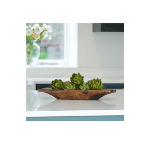 Bols à pâte en bois d'acacia naturel pour palettes de décoration servant une assiette à collation en gros d'artisanat indien - Product Image 1