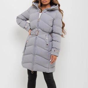 Abrigo Acolchado Largo de Plumón para Mujer, Abrigo de Invierno Acolchado de Alta Calidad, OEM - Product Image 6