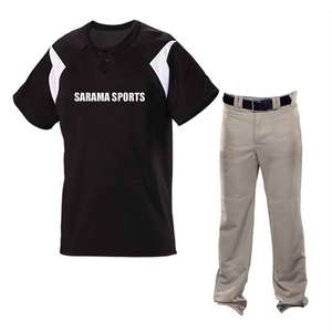 ชุดยูนิฟอร์มเบสบอลแบบกำหนดเอง เสื้อ กางเกง ขายส่ง ผู้ผลิต OEM ชุดยูนิฟอร์มเบสบอลแบบซับลิเมชั่น สำหรับผู้ชาย ทีมเยาวชน - Product Image 1