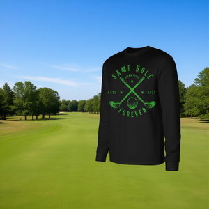 Camiseta de manga larga Same Hole Forever Golf 2025 para despedida de soltero/a - Product Image 3