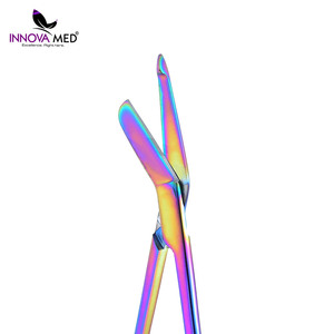 Lister-tijera de vendaje multicolor de arcoíris, instrumento innovador, calidad Premium, novedad, 7,25 - Product Image 5