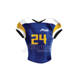 Nueva llegada de alta calidad uniforme de fútbol americano conjunto transpirable manga corta diseño venta al por mayor opción disponible - Product Image 3