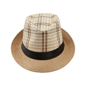 Sombrero Fedora de Paja - 2025 100% Verano Casual Transpirable Fabricante Personalizado Sombrero Fedora de Paja - Product Image 6
