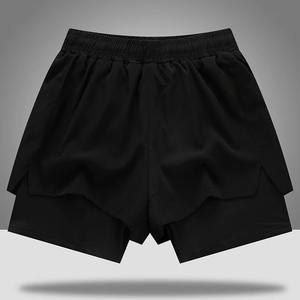 Short de gymnastique 2-en-1 à séchage rapide pour hommes Double compression de 5 pouces avec doublure Sublimation Style-High Street - Product Image 3