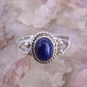 Pierre précieuse faite à la main pour femme avec une excellente bague en argent sterling 925 Spinner Lapis Ring Quality Classic Design Wedding Gift for Women - Product Image 2