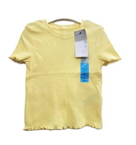 Última camiseta informal de verano para niñas con manga corta, diseño de cuello redondo, secado rápido y transpirable para niños, fabricada en Bangladesh - Product Image 1