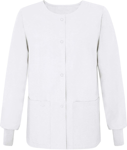Uniforme de enfermera con cuello en V de moda elegante traje de enfermería último uniforme de enfermera uniforme de Hospital médico - Product Image 3