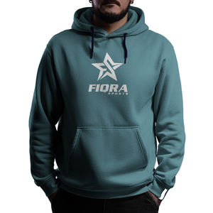 3D มีฮู้ดผ้าเกล็ดปลาสำหรับผู้ชายผ้าโพลีเอสเตอร์/ คอตตอนผ้าเกล็ดปลาน้ำหนัก480กรัม - Product Image 4