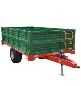 Acheter neuf et d'occasion Remorque agricole Remorque robuste Chariot à benne basculante Farm Ranch Capacité de 500kg Chariot à benne basculante en acier à bas prix - Product Image 2