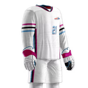 Uniforme de hockey sur glace fabriqué au Pakistan en gros, nouveau design, vêtements d'entraînement pour équipes sportives, uniforme entièrement personnalisé - Product Image 5