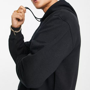 Vente en gros Sweats à capuche personnalisés pour hommes Haute qualité French Terry Heavy Weight Casual Running Sweat à capuche avec col imprimé et poches - Product Image 2