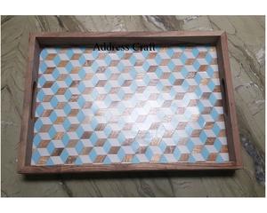 Plateau carré en bambou de haute qualité Style moderne pour la vaisselle de service décorative pour la cuisine Restaurant Hôtel au prix d'usine - Product Image 2