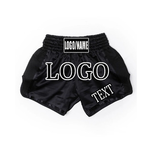 Pantalones cortos MMA con impresión por sublimación personalizada, secado rápido, duraderos, Muay Thai, Boxeo corto, logotipo frontal, ropa de artes marciales de Judo de Pakistán - Product Image 3