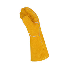 Gants de soudage en cuir pour hommes sur mesure de haute qualité, nouveau design, personnalisés, ignifuges, anti-chaleur, anti-coupure, gants TIG - Product Image 3