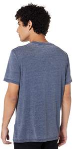 Camisetas de cuello en V para hombre con diseño personalizado, marca privada, 100% algodón, camisetas con impresión de logotipo personalizado - Product Image 3