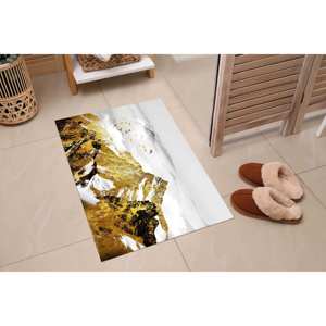 พรมพิมพ์ลายภูเขาทอง - พรมลายวิวทิวทัศน์สมัยใหม่ ทำความสะอาดง่าย พรมกำมะหยี่ - Product Image 5