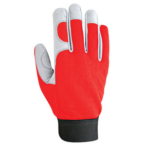 ถุงมือช่างคุณภาพสูง ผลิตจากวัสดุหนังแท้ ปลอดภัย ขายดี สัมผัสนุ่ม ใช้กับหน้าจอสัมผัสได้ พร้อมโลโก้ส่วนตัว - Product Image 3