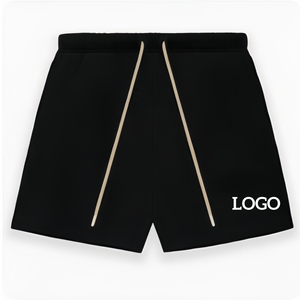 <b>Shorts</b> Summer Sports Casual Loose Large Size Breathable <b>Sweat</b> 100% Cotton <b>Shorts</b> With Pockets for Unisex - Product Image 1