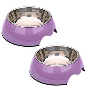 ชามและเครื่องให้อาหารสัตว์เลี้ยงทำจากสเตนเลสทรงกลมฉลากตามแบบมีสไตล์สำหรับผู้ส่งออกอินเดีย - Product Image 5