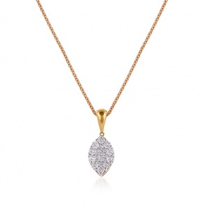 Colgante con diseño de lágrima de diamante de 1 a 3 quilates, redondo, cultivado en laboratorio o natural, en oro, oro rosa, oro blanco, plata, collar, joyería - Product Image 4