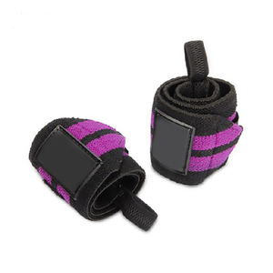 Muñequeras de algodón y neopreno con logotipo personalizado, protección de entrenamiento de calidad para levantamiento de pesas Unisex, culturismo, ejercicio de rodilla - Product Image 4