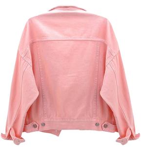 Vestes en jean pour femmes OEM, vêtements en jean décontractés pour femmes, veste d'automne, veste en jean à boutons, veste en jean oversize pour femmes par HI 2026 - Product Image 6