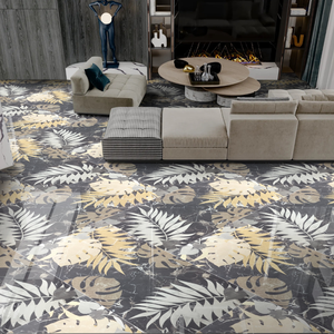 Décor de neige obsidienne Carreaux de sol en porcelaine émaillée polie Intérieurs de vie de luxe Mise à niveau Chambre haute brillance 600mm X 1200mm - Product Image 6