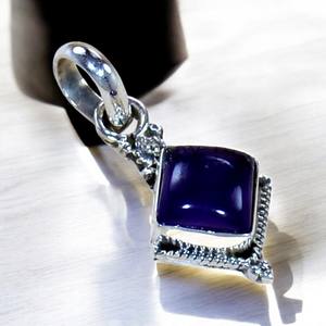 Poids léger améthyste pierre précieuse 925 pendentif en argent sterling bijoux en argent pendentif en vrac prix de gros - Product Image 1