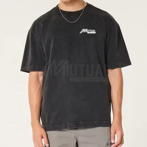 Diseño personalizado al por mayor hombres ácido lavado camiseta mejor calidad precio barato hombres ácido lavado camiseta - Product Image 1