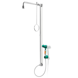 Doccia corpo con doccia a mano con 2 soffioni, acciaio inossidabile, montaggio a parete, BR 864095/75 l - Product Image 1