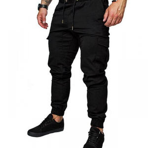 Oem Customized logo Design <b>Trousers</b> Multi-pocket Pants Sweatpants <b>Men</b> Pants - Product Image 6