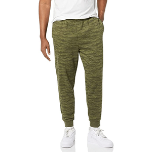 Pantalon de survêtement en molleton pour homme avec poches Arrivée d'hiver Joggers en coton à motif solide Pantalon chaud écologique-Vente en gros - Product Image 3