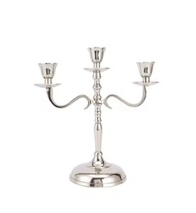 Bougeoir en aluminium fait à la main en métal de qualité supérieure décor de candélabre exquis pour la maison, le salon, la chambre ou la table de mariage - Product Image 2