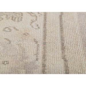 พรมขนสัตว์ถักมือสีน้ำตาลเบจวินเทจ รุ่น Pae-1439 สำหรับทางเข้าบ้าน ห้องนั่งเล่น ห้องนอนวัยรุ่น ลายเหรียญรูปสี่เหลี่ยมผืนผ้า - Product Image 3