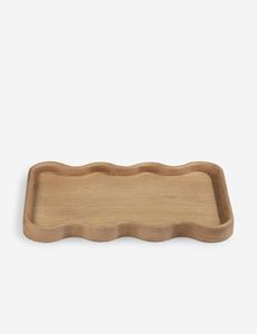 Bandeja de servicio de madera de granja rústica, accesorio decorativo con asas, perfecto para centro de mesa de decoración de estilo vintage - Product Image 2