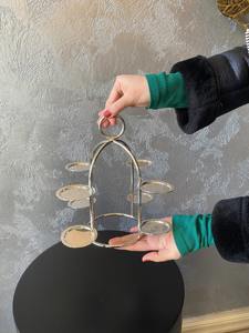 Support à gâteau de luxe à 8 étages, finition argentée, adapté aux banquets d'hôtel, aux buffets, aux mariages et aux réceptions, en provenance d'Inde - Product Image 6