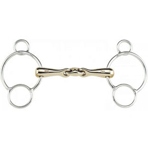 Stainless steel D-bit horse bit with soft <b>rubber</b> mouthpiece durable comfortable and reliable for daily horse riding use Bit - Product Image 6