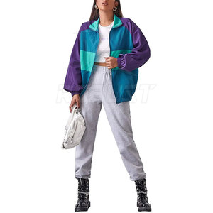 Veste coupe-vent softshell en toile respirante pour femme, grande taille, personnalisée, décontractée, imperméable, à capuche, en nylon imprimé, vente en gros - Product Image 3