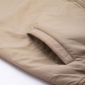 Blouson d'aviateur pour hommes à prix réduit avec logo personnalisé et poids lourd Blouson d'aviateur de grande rue à la mode pour hommes - Product Image 5