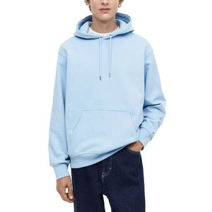 Sweat à capuche manches longues imprimé patchwork d'automne pour hommes, pull surdimensionné de rue à la mode, sweat-shirt haut pour l'hiver - Product Image 1